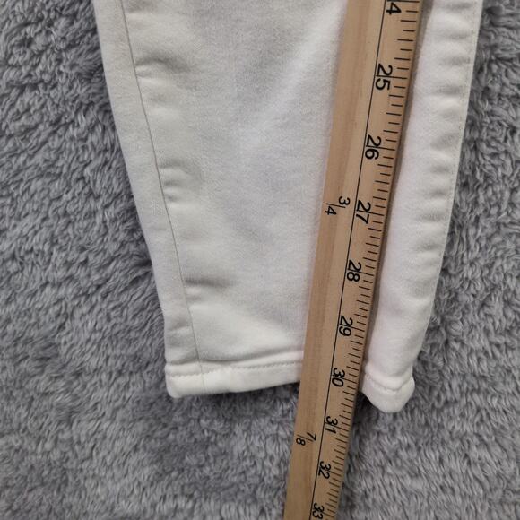 ATHLETA Sculptek Skinny Jeans White Ivory Women's Size 6T Tall Stretch 29x30 - Picture 7 of 15